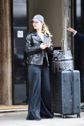 Lily James Out in London 04/06/2024