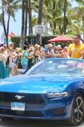 Lisa Rinna at a Gay Pride Event in Miami 04-14-2024