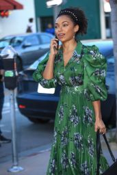 Logan Browning at "Challengers" Premiere at Westwood Village Theater in Los Angeles 04-16-2024