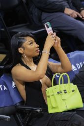 Megan Thee Stallion at NBA Game Between LA Lakers and the Minnesota Timberwolves in Los Angeles 04/07/2024