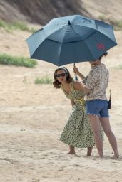 Michelle Keegan and Faye Marsay at "Ten Pound Poms" Filming Set in Sydney 04-08-2024