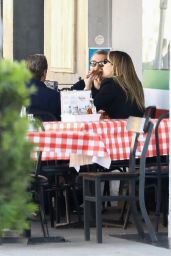 Michelle Salas at Mulberry Street Pizzeria in Beverly Hills 04-23-2024