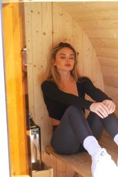 Natalie Alyn Lind Chillin in Her Sauna 04/07/2024