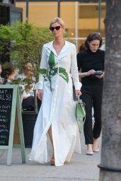 Nicky Hilton in Floral Dress in New York 04-16-2024