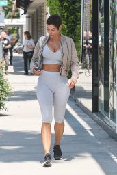 Nicole Murphy Sports an Athletic Outfit in Beverly Hills 04-23-2024