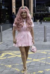 Nicole Sealy Arrive for the Mr Whippys Candy Party in Manchester 04/05/2024