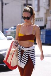 Olivia Wilde Exits the Gym in LA 04-29-2024