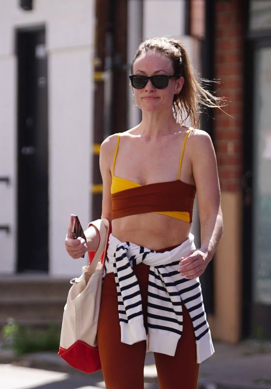 Olivia Wilde Exits the Gym in LA 04-29-2024