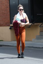 Olivia Wilde Finishing Her Workout at Tracy Anderson Method Studio Gym in Studio City 04/04/2024