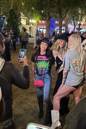 Paris Hilton, Kesha and Kyle Richards at Coachella Music Festival in Indio 04-13-2024