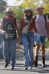 Rachel Leviss Arrives at The Stagecoach Festival With Friends in Indio 04-26-2024