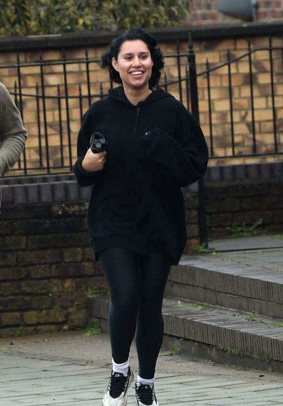 Raye Jogging in London 03/29/2024