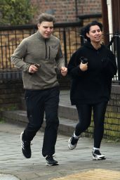 Raye Jogging in London 03/29/2024