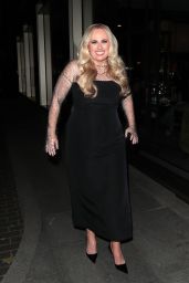 Rebel Wilson Leaving From "An Evening With Rebel Wilson in Conversation" at the Palladium Theatre in London 04-29-2024
