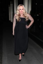 Rebel Wilson Leaving From "An Evening With Rebel Wilson in Conversation" at the Palladium Theatre in London 04-29-2024