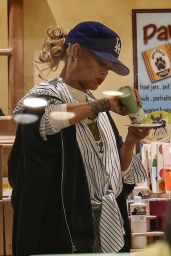 Rihanna at Color Me Mine in Beverly Hills 04-07-2024