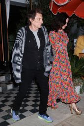Sally Humphreys Wood at a Party in West Hollywood at Birds Club 04-20-2024