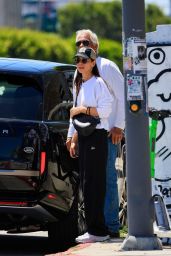 Sandra Bullock With Her Longtime Bodyguard Peter Weireter in West Hollywood 04/28/2024