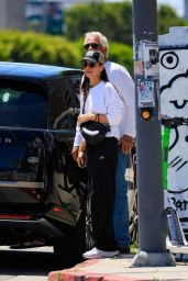 Sandra Bullock With Her Longtime Bodyguard Peter Weireter in West Hollywood 04/28/2024