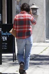 Sara Gilbert Stops by the OK Store in Los Angeles 04-27-2024