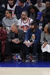 Selena Gomez at N.Y. Knicks vs Philadelphia 76ers in New York 04-22-2024