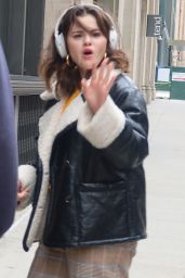 Selena Gomez on the Set of "Only Murders in the Building" in NYC 04-12-2024