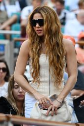 Shakira Watching Jannik Sinner Vs Grigor Dimitrov at The Miami Open 03/31/2024
