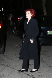 Sharon Osbourne and Her Daughter Aimee Osbourne Leaving a Dinner in West Hollywood 04-27-2024