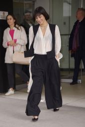 Sofia Boutella Leaving CBS Studios in New York 04/04/2024