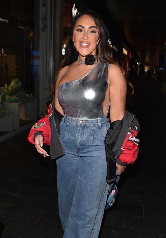 Sophie Kasaei Arrives at Liverpool One for the Shein Pop Up Shop 04-18-2024
