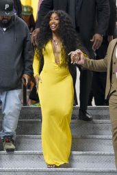 SZA Leaving the iHeartRadio Music Awards in Hollywood 04/02/2024