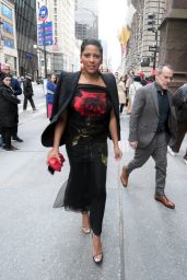 Tamron Hall Arriving at Don Lemon and Tim Malone Wedding in New York 04/06/2024