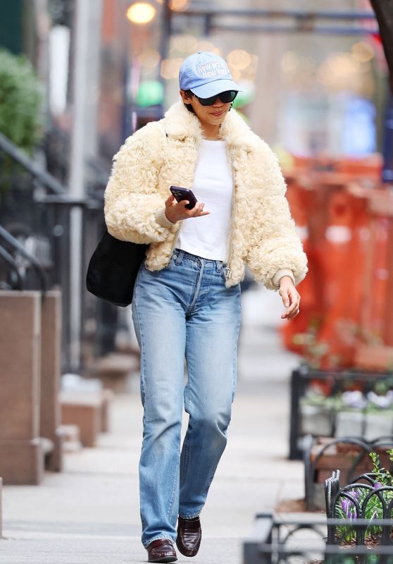 Taylor Russell Heads Out to West Village 03/31/2024