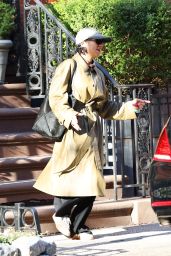Taylor Russell Street Style - Leaves Her Home in New York 04/04/2024