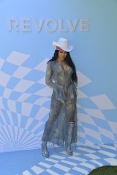 Teyana Taylor at Revolve Festival in Coachella in Palm Spring 04-13-2024