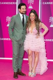 Vanessa Morgan at CannesSeries Festival Pink Carpet in Cannes 06/04/2024