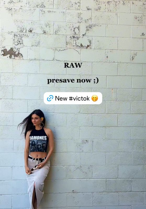Victoria Justice - "RAW" Promo 04-16-2024