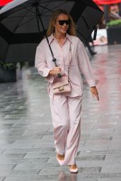 Amanda Holden Wearing Pink co Ords in London 05-22-2024