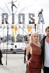 Anya Taylor-Joy and Chris Hemsworth at the Media Call for "Furiosa: A Mad Max Saga" in Sydney 05-01-2024