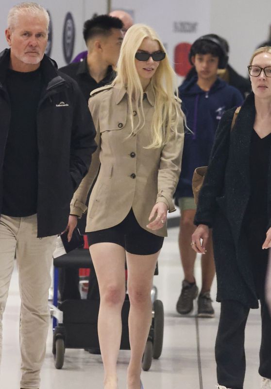 Anya Taylor-Joy - Arriving at the Sydney Airport 05-04-2024