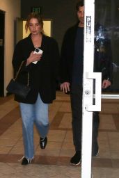 Ashley Benson and Brandon Davis at the Renowned Sushi Park in West Hollywood 05-01-2024
