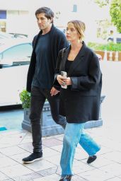 Ashley Benson and Brandon Davis at the Renowned Sushi Park in West Hollywood 05-01-2024