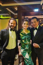 Blanca Blanco Poses With Vincent De Paul at the Majestic Hotel in Cannes 05-15-2024