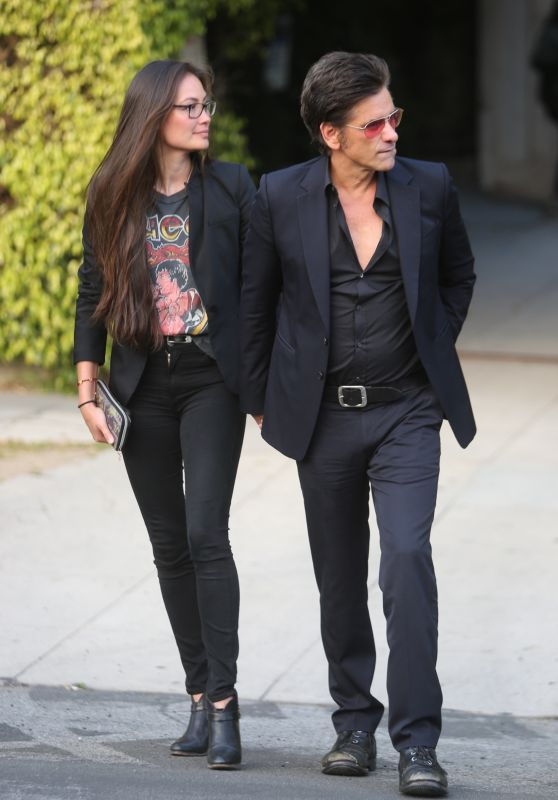 Caitlin Mchugh and John Stamos aArive at his Netflix is a Joke Appearance in West Hollywood 05-12-2024