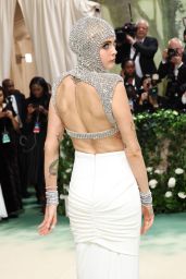 Cara Delevingne Radiates in Bedazzled Body Armor at 2024 Met Gala