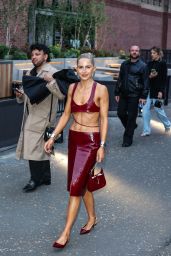 Caroline Daur Arriving for the Gucci Cruise 2025 Fashion Show in London