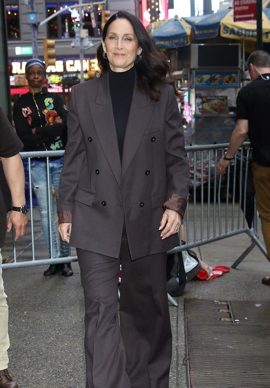 Carrie-Anne Moss Arrived to GMA in New York 05-27-2024