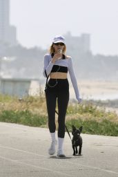 Charlotte McKinney at the Beach in Santa Monica 01-05-2024