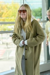 Dakota Fanning Arrives in the UK at Heathrow Airport 05-27-2024