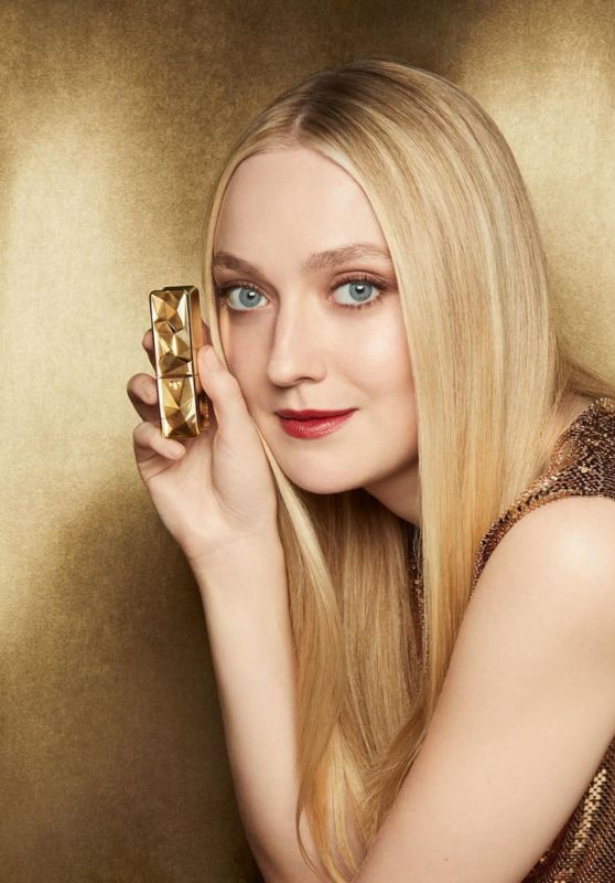 Dakota Fanning - Clé de Peau Beauté The Precious Lipstick Campaign 2024